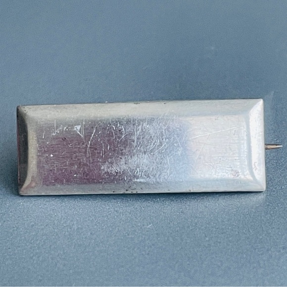 U.S Army Single 1st Lieutenant Bar Military Shoulder Vintage Sterling Si… - Picture 1 of 6